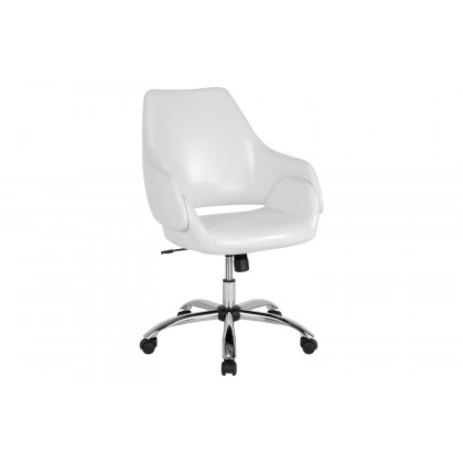 BLNK - Madrid LeatherSoft Home and Office Upholstered Mid-Back Chair