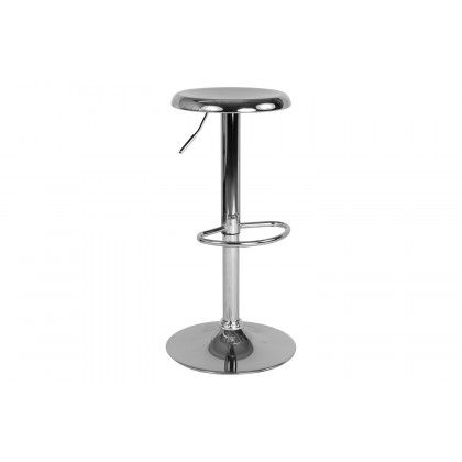 BLNK Madrid Series Adjustable Height Retro Bar Stool - Chrome