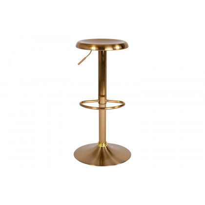 BLNK Madrid Series Adjustable Height Retro Bar Stool - Gold