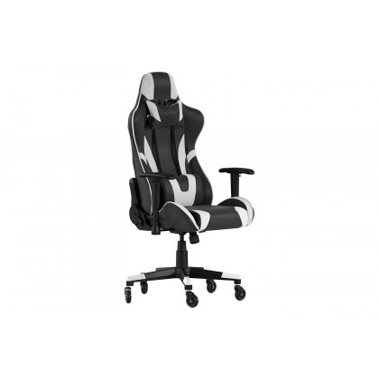 BLNK X20 Gaming Racing Office Computer PC Adjustable Chair with Reclining Back and Transparent Roller Wheels - Black
