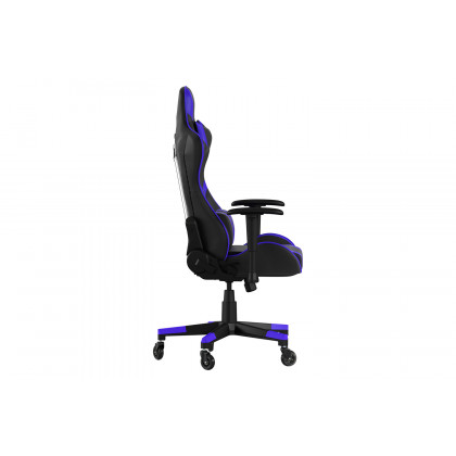 BLNK X20 Gaming Racing Office Computer PC Adjustable Chair with Reclining Back and Transparent Roller Wheels - Blue
