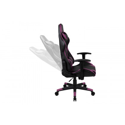BLNK X20 Gaming Racing Office Ergonomic Computer PC Adjustable Swivel Chair with Fully Reclining Back - Purple