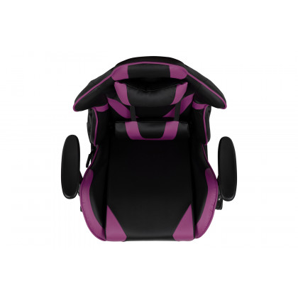 BLNK X20 Gaming Racing Office Ergonomic Computer PC Adjustable Swivel Chair with Fully Reclining Back - Purple