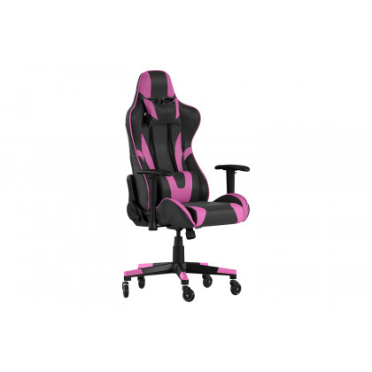 BLNK X20 Gaming Racing Office Computer PC Adjustable Chair with Reclining Back and Transparent Roller Wheels - Purple
