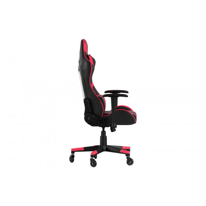 BLNK X20 Gaming Racing Office Computer PC Adjustable Chair with Reclining Back and Transparent Roller Wheels - Red