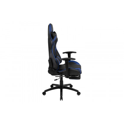 BLNK X30 Gaming Racing Office Ergonomic Computer Chair with Reclining Back and Slide-Out Footrest - Blue