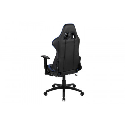 BLNK X30 Gaming Racing Office Ergonomic Computer Chair with Reclining Back and Slide-Out Footrest - Blue