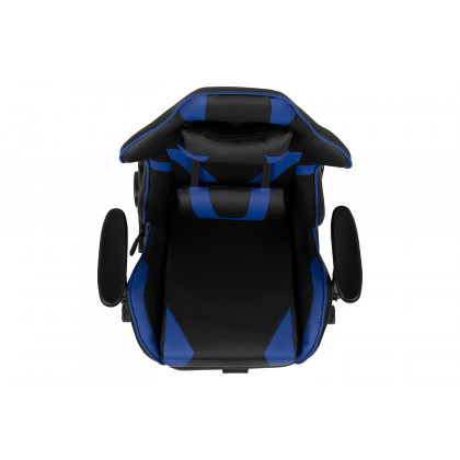 BLNK X30 Gaming Racing Office Ergonomic Computer Chair with Reclining Back and Slide-Out Footrest - Blue