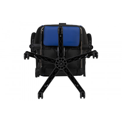 BLNK X30 Gaming Racing Office Ergonomic Computer Chair with Reclining Back and Slide-Out Footrest - Blue