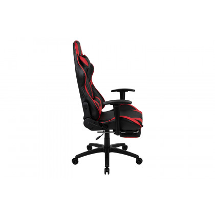 BLNK X30 Gaming Racing Office Ergonomic Computer Chair with Fully Reclining Back and Slide-Out Footrest - Red