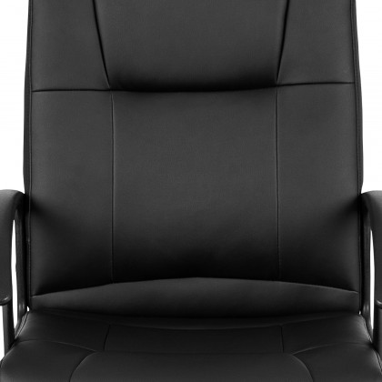 BLNK - Coffman Flash Fundamentals LeatherSoft Mid-Back Padded Task Office Chair with Arms, BIFMA Certified