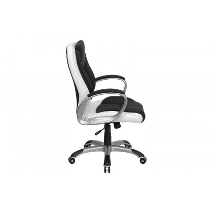 BLNK - LeatherSoft Mid-Back Executive Swivel Office Chair with Arms
