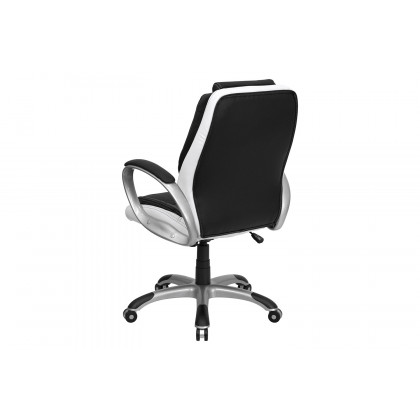 BLNK - LeatherSoft Mid-Back Executive Swivel Office Chair with Arms