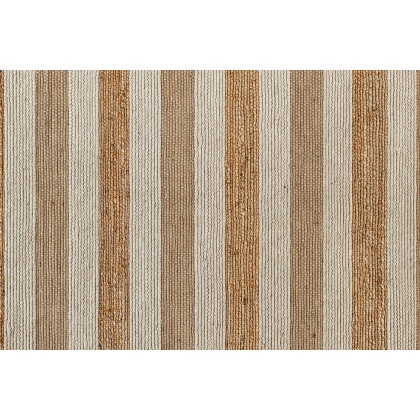 BLNK - Mariah Hand Woven Striped Jute Blend Area Rug in Natural Tones