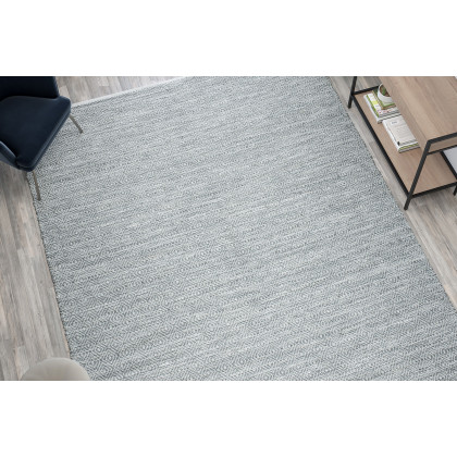 BLNK Abbott Hand Woven Indoor-Outdoor Diamond Pattern Area Rug - Gray, 8'W x 10'L