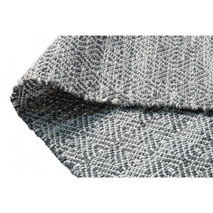 BLNK Abbott Hand Woven Indoor-Outdoor Diamond Pattern Area Rug - Gray, 8'W x 10'L