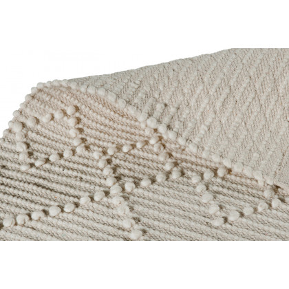 BLNK Melissa Geometric Hand Woven Area Rug - Ivory, 8'W x 10'L