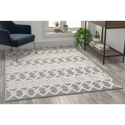 BLNK - Danna Geometric Indoor Hand Woven Area Rug