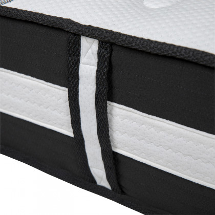 BLNK Capri Comfortable Sleep 12" Foam Pocket Spring Mattress and 3" Gel Memory Foam Topper Bundle - Twin Size