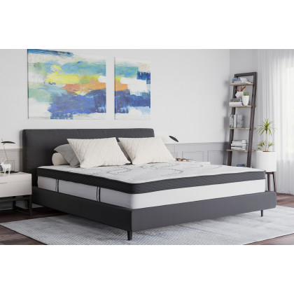BLNK Capri Comfortable Sleep 12" Hybrid Pocket Spring Mattress - King Size