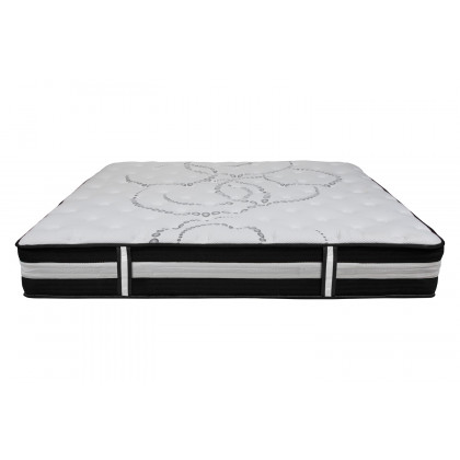 BLNK Capri Comfortable Sleep 12" Hybrid Pocket Spring Mattress - King Size