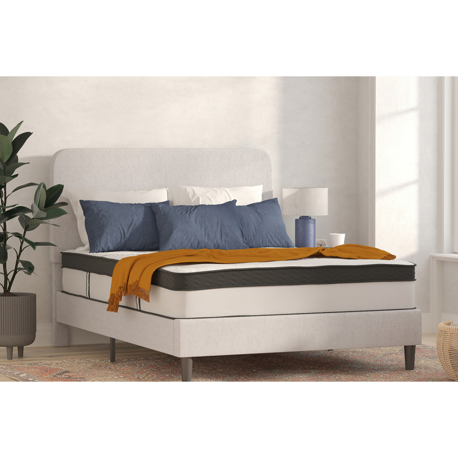 BLNK Capri Comfortable Sleep 12" Hybrid Pocket Spring Mattress - Queen Size