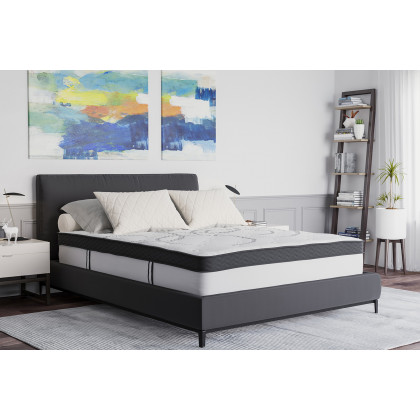 BLNK Capri Comfortable Sleep 12" Hybrid Pocket Spring Mattress - Queen Size