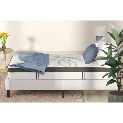 BLNK Capri Comfortable Sleep 10" Hybrid Pocket Spring Mattress - Twin Size