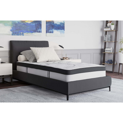 BLNK Capri Comfortable Sleep 10" Hybrid Pocket Spring Mattress - Twin Size