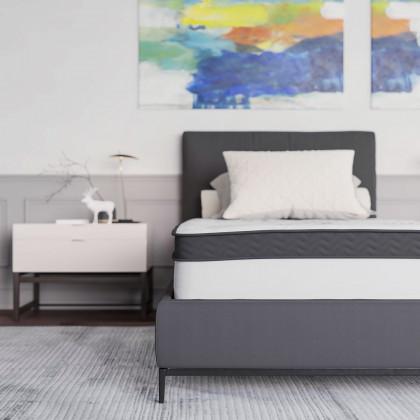 BLNK Capri Comfortable Sleep 10" Hybrid Pocket Spring Mattress - Twin Size