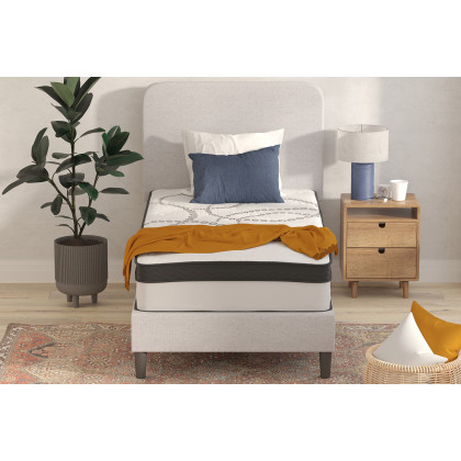 BLNK Capri Comfortable Sleep 12" Hybrid Pocket Spring Mattress - Twin Size