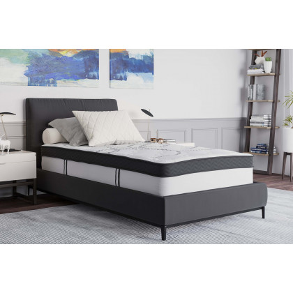 BLNK Capri Comfortable Sleep 12" Hybrid Pocket Spring Mattress - Twin Size