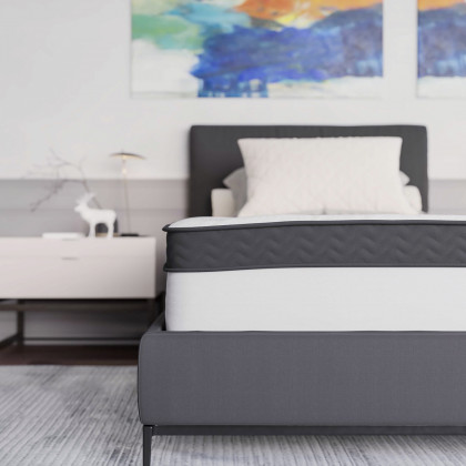 BLNK Capri Comfortable Sleep 12" Hybrid Pocket Spring Mattress - Twin Size
