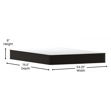 BLNK Capri Comfortable Sleep 8" Foam and Innerspring Hybrid Mattress - Full Size