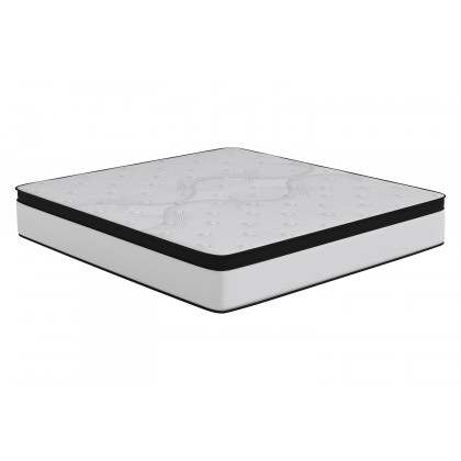 BLNK Capri Comfortable Sleep Firm 12" Hybrid Pocket Spring Mattress - King Size