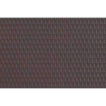 BLNK - Trellis Round Brown Rattan Plastic Folding Table