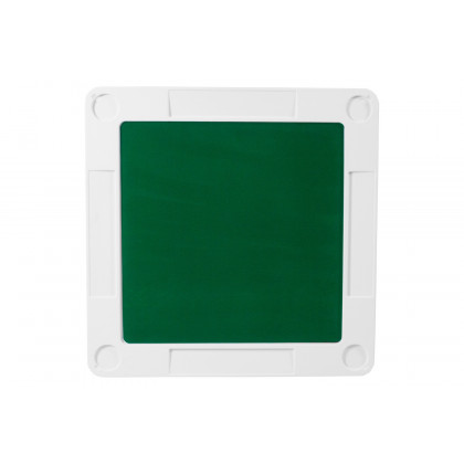 BLNK - Silas Square 4-Player Folding Card Game Table with Green Playing Surface and Cup Holders