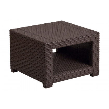 BLNK - Seneca Faux Rattan End Table
