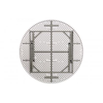 BLNK Elon Style 2 Round Plastic Split Folding Table - 5'D