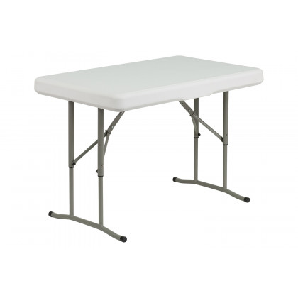 BLNK - Rowan Portable Plastic Folding Bench and Table Set 3 Piece