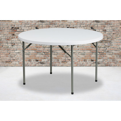 BLNK - Elon Round Plastic Solid Folding Table