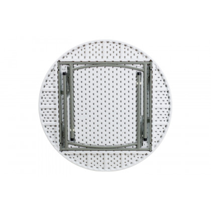 BLNK Elon Round Plastic Solid Folding Table - 4'D