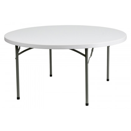 BLNK - Elon Round Plastic Solid Folding Table