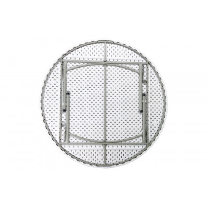 BLNK Elon Round Plastic Solid Folding Table - 6'D