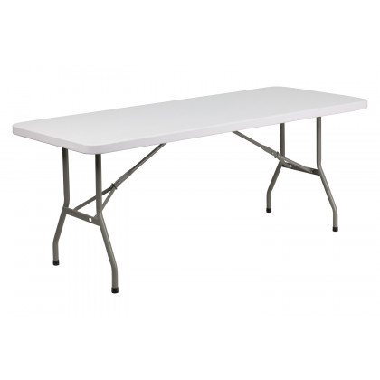 BLNK Elon Plastic Folding Table - 6'L