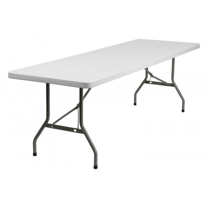 BLNK Elon Plastic Folding Table - 8'L