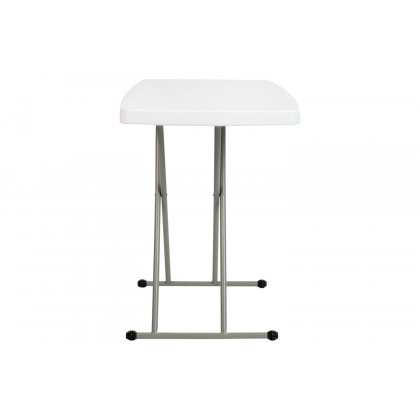 BLNK Elon Commercial Indoor-Outdoor Plastic Adjustable Height Folding Table - 30"H