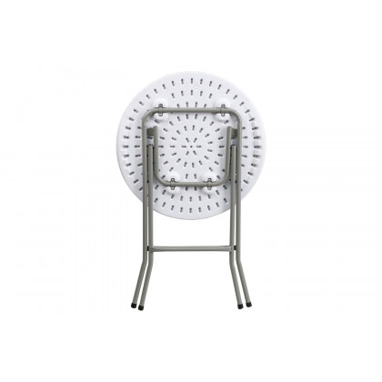 BLNK Elon Round Plastic Solid Folding Table - 2'D