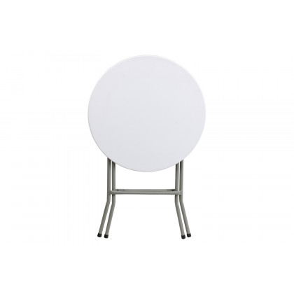 BLNK Elon Round Plastic Solid Folding Table - 2'D