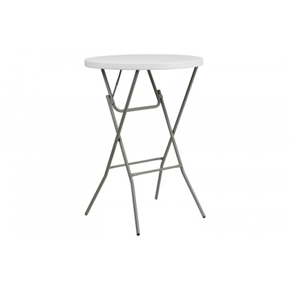 BLNK - Elon Round Plastic Bar Height Folding Table